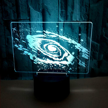 Lampe galaxy led effet 3D